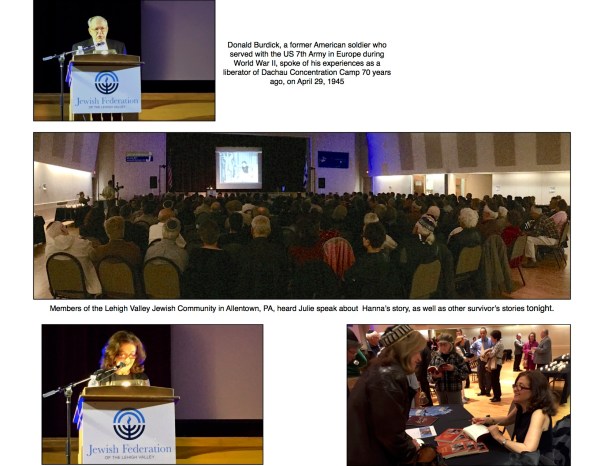 2015-04 Photo montage Yom Ha Shoah at Lehigh JCC